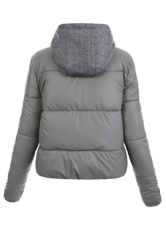 Damska Kurtka Pikowana Michaela Grafitowa