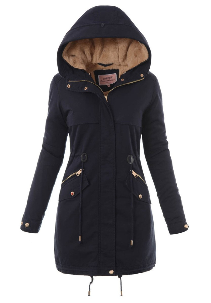 Damska Kurtka Parka Zimowa 2w1 Karola Granat