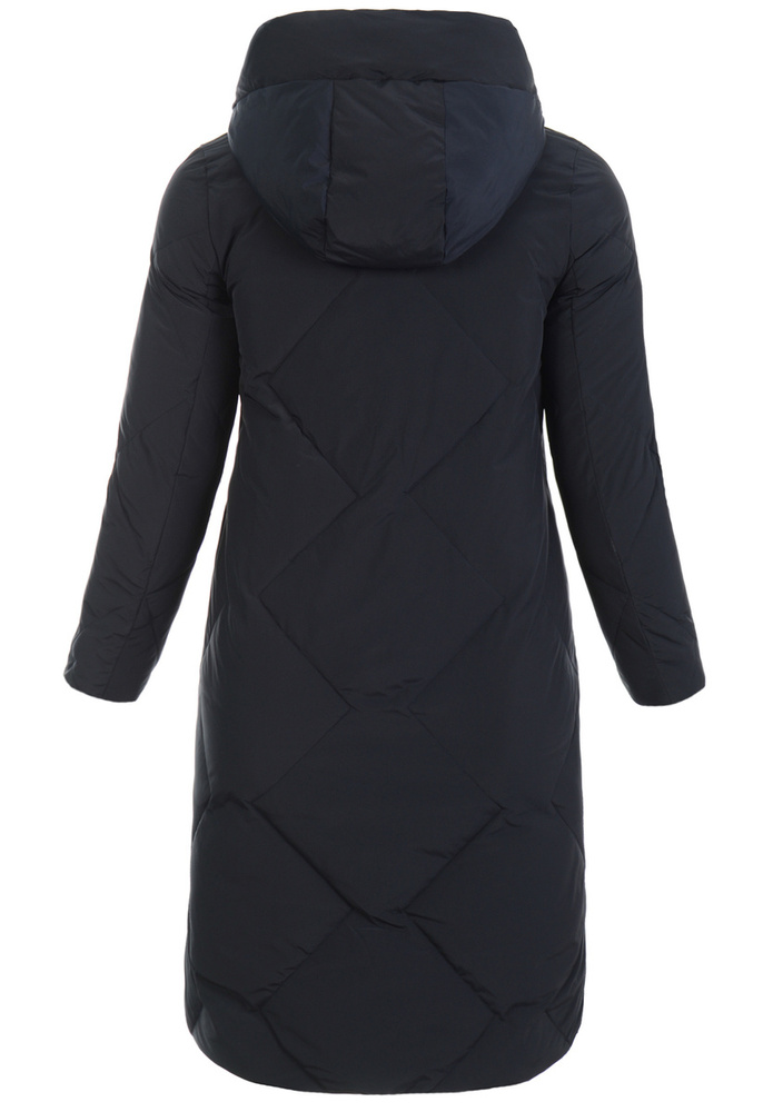 Damska Kurtka Pikowana Długa Natasza Granatowa