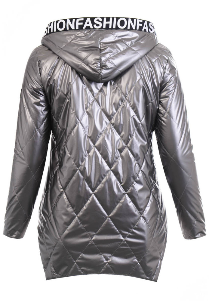 Damska Wiosenna Kurtka Feliksa Grafitowa