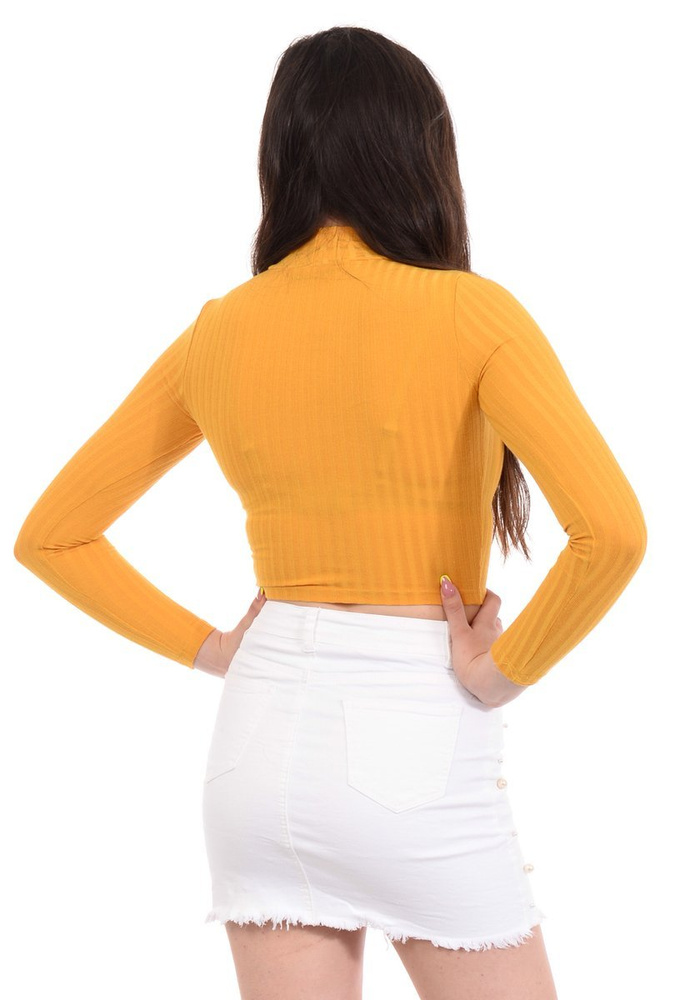 Damska Bluzka Pólgolf Camel