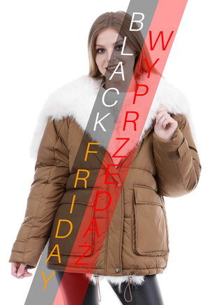 Damska Kurtka Pikowana Kristin Brązowa