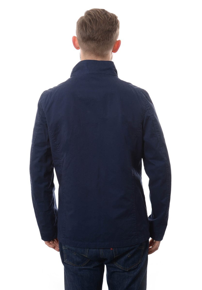 Męska Kurtka Wiosenna Niebieska