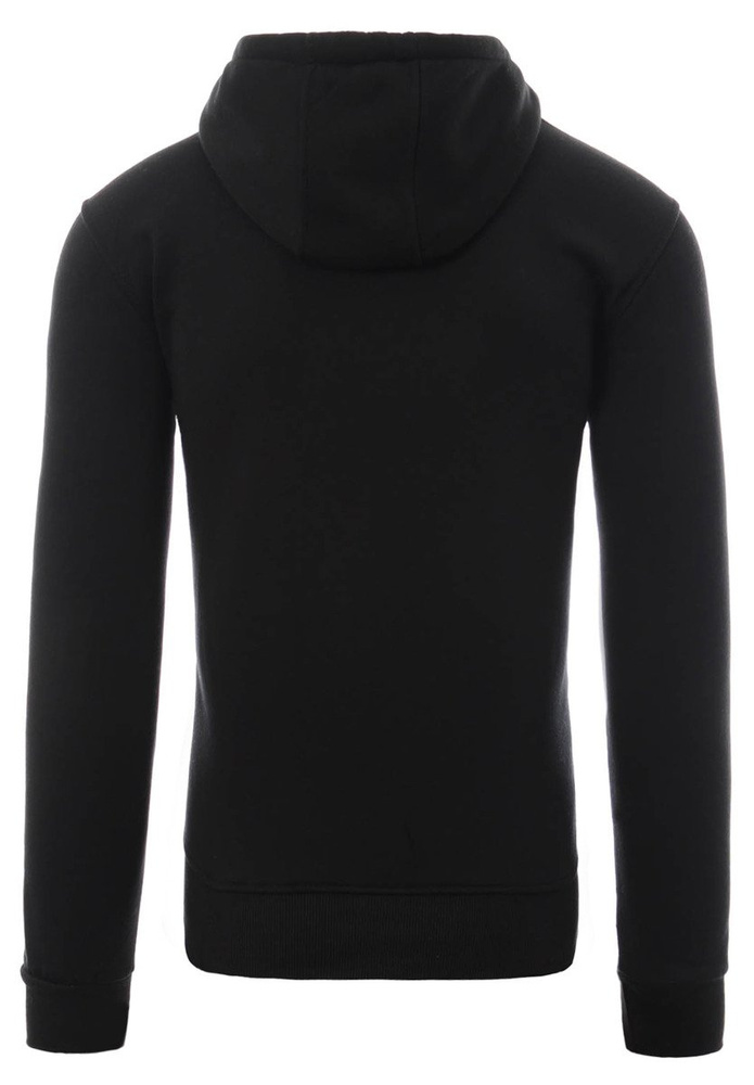 Męska Bluza Bawełniana Z Kapturem Czarna