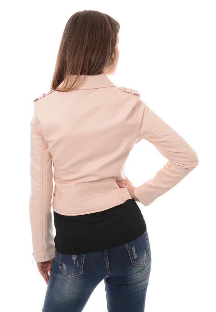 Rewelacyjna Damska Kurtka Ramoneska Jadwiga Różowa