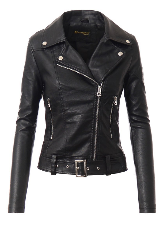 Damska Kurtka Ramoneska Izabela Czarna