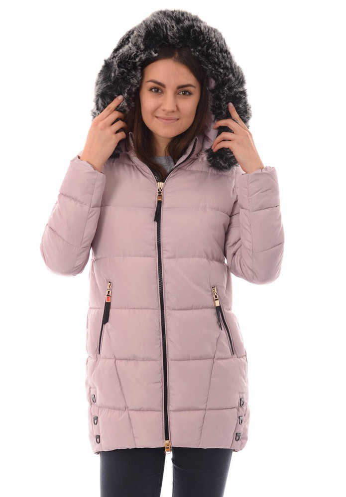 Damska Zimowa Kurtka Ortalionowa Magdalena Różowa