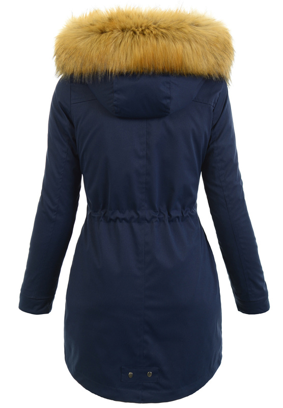 Damska Kurtka Parka 2w1 Edyta Granatowa