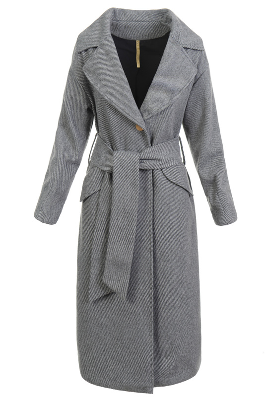 Damska Płaszcz Przejściowy Ariana Czarny