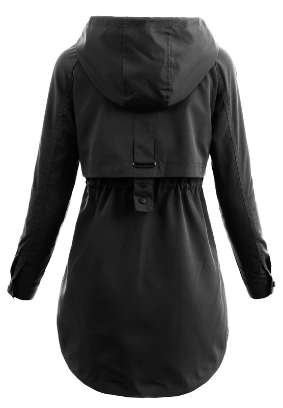 Damska Wiosenna Kurtka Carla Czarna