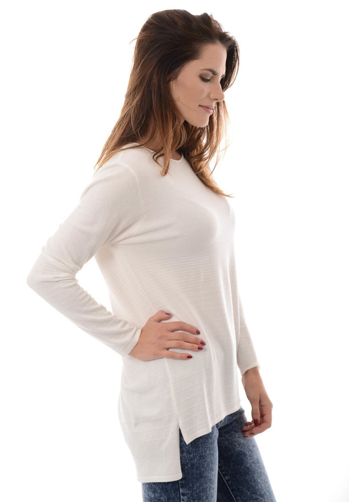 Damska Bluzka Sweterek Biały