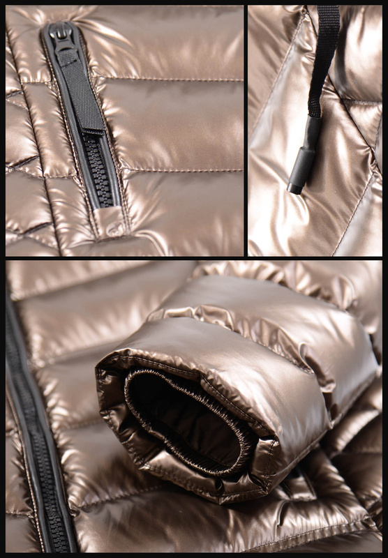 Damska Kurtka Zimowa Ortalionowa Viktoria Brązowa