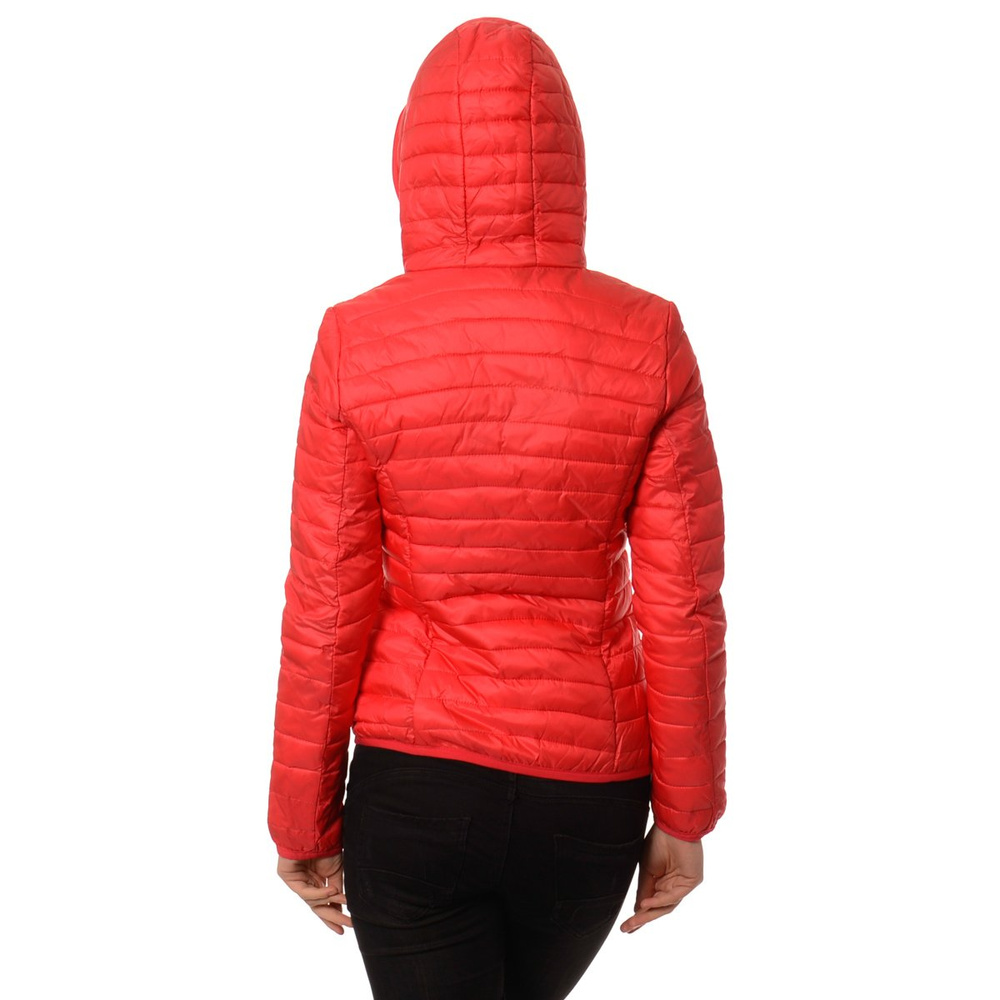 Damska Wiosenna - Jesienna Kurtka Ortalionowa Veronica Malinowa