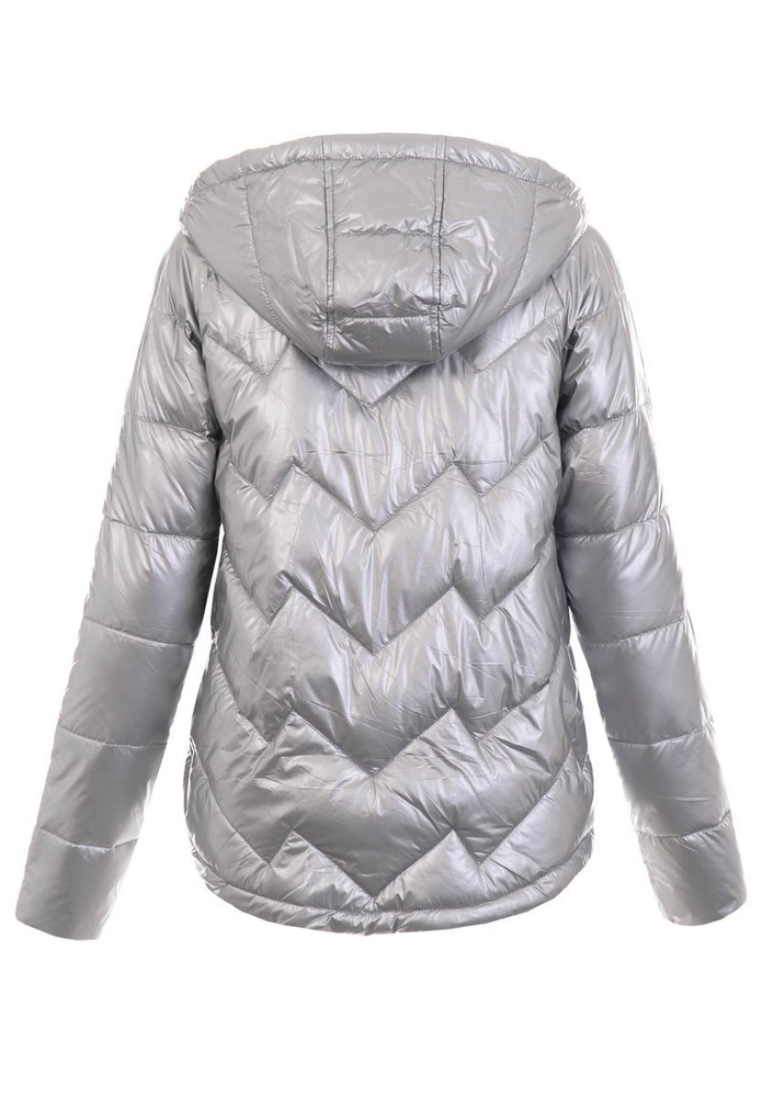 Damska Wiosenno- Jesienna Kurtka Mila Srebrna
