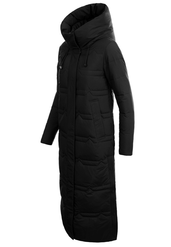 Damska Kurtka Ortalionowa Długa Nina Czarna