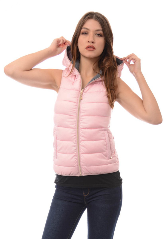 Damska Kamizelka Bezrękawnik Ines Różowy