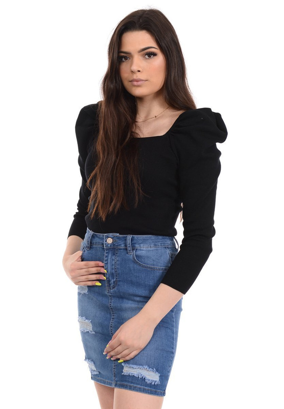 Damska Jenasowa Spódnica Niebieska