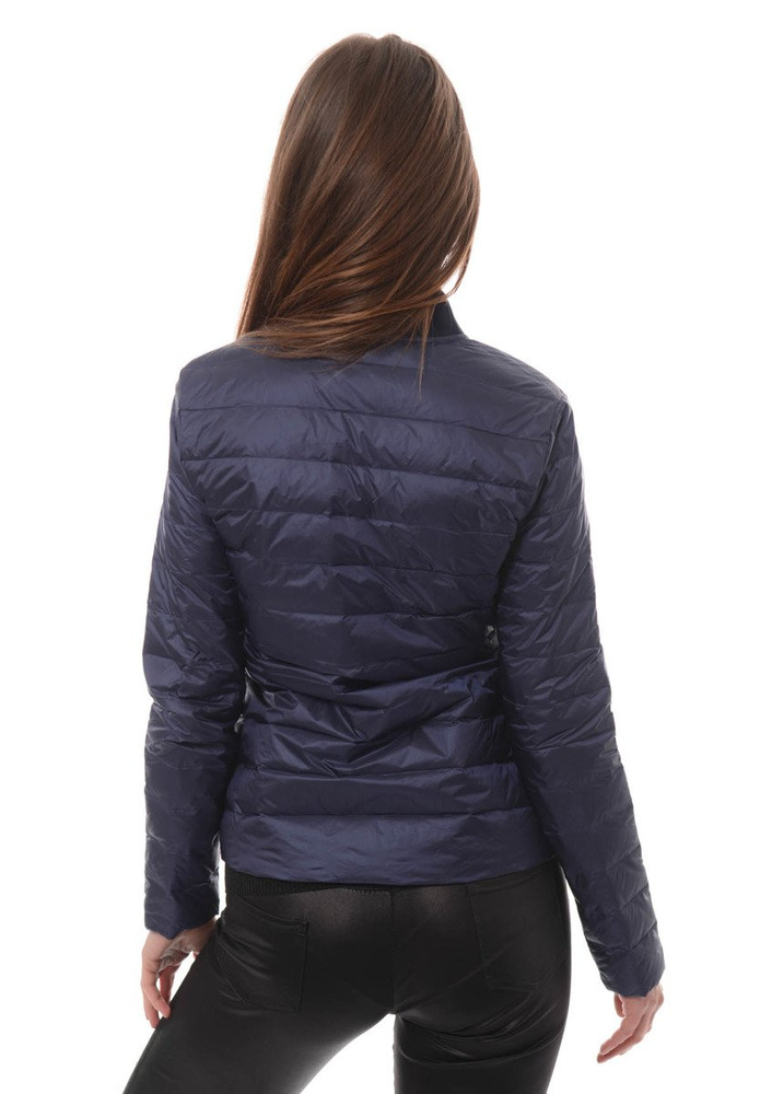 Damska Puchowa Wiosenna Kurtka Kornelia Granatowa