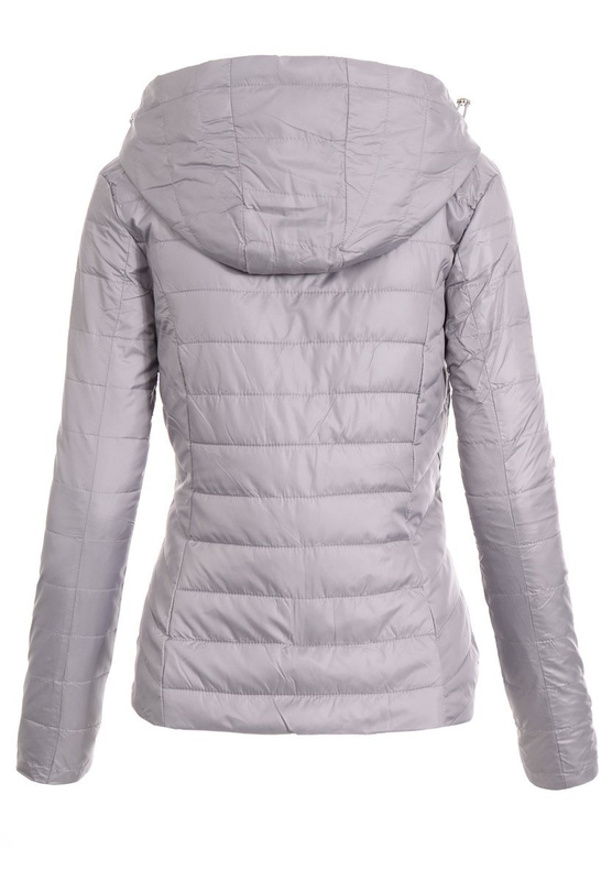 Damska Kurtka Wiosenna Diana Szara