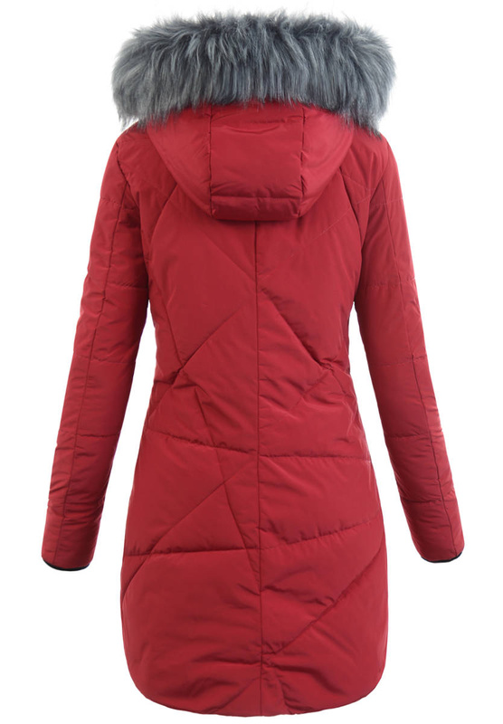 Damska Kurtka Ortalionowa Mira Czerwona