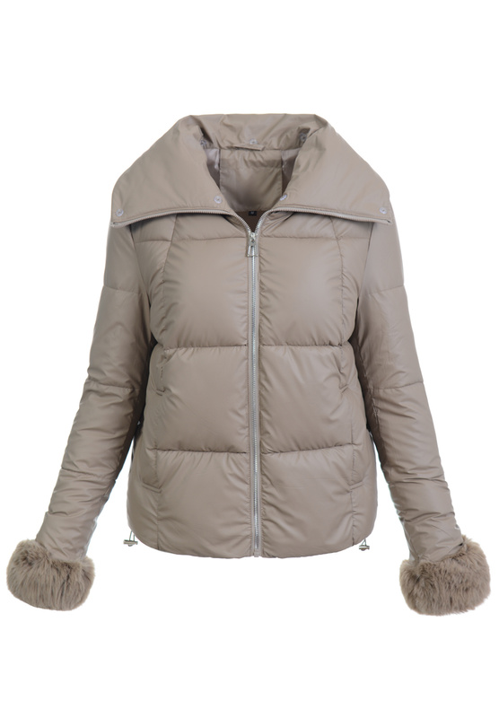 Damska Kurtka Zimowa Bogumiła Beżowa