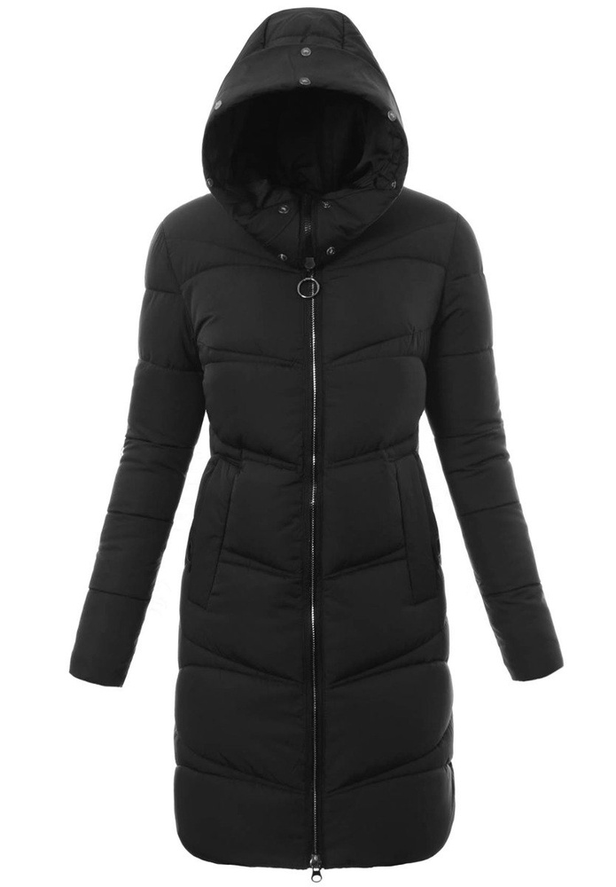 Damska Zimowa Kurtka Ortalionowa Klementyna Czarna