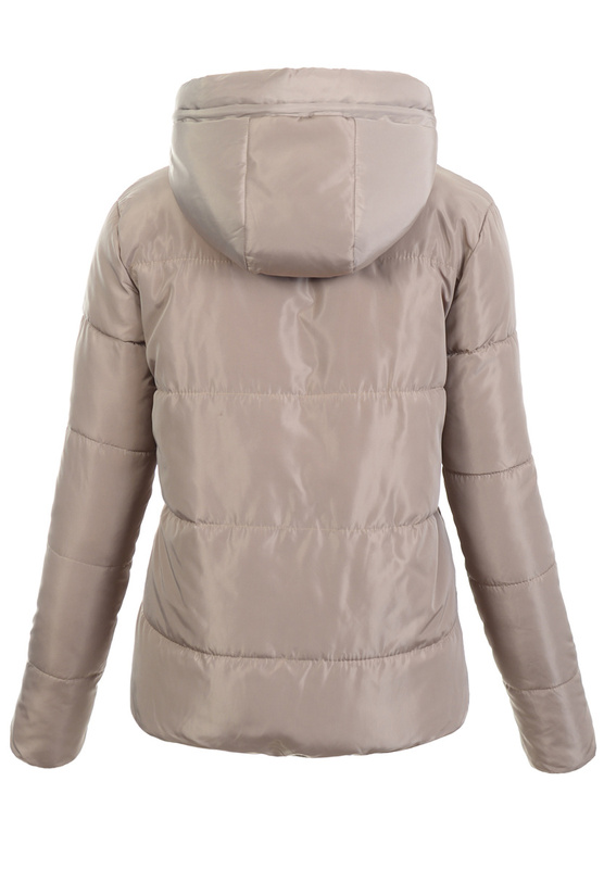 Damska Kurtka Ortalionowa Dwustronna Nastia Beżowa