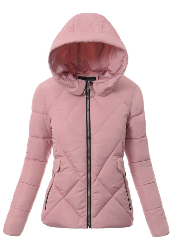 Damska Zimowa Kurtka Ortalionowa Różowa