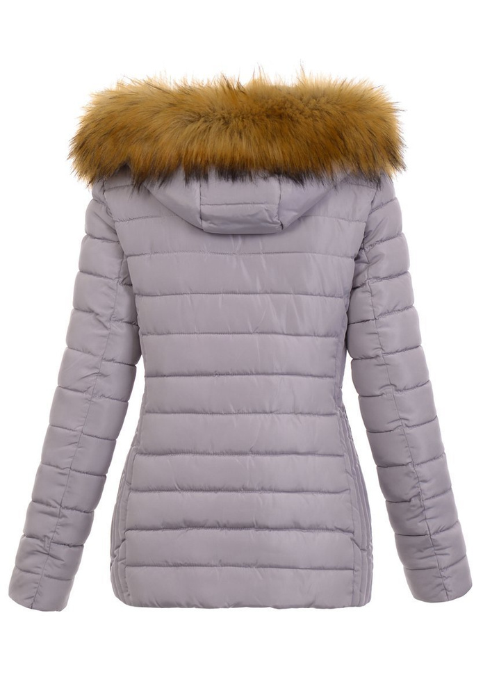 Damska Kurtka Ortalionowa Dominika Szara