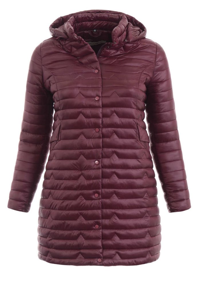 Damska Kurtka Ortalionowa Wiosenna Romana Bordowa