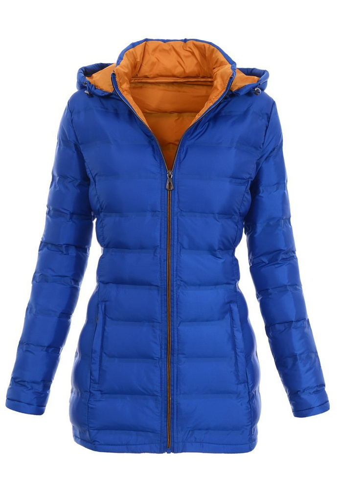 Damska Kurtka Wiosenna Niebieska