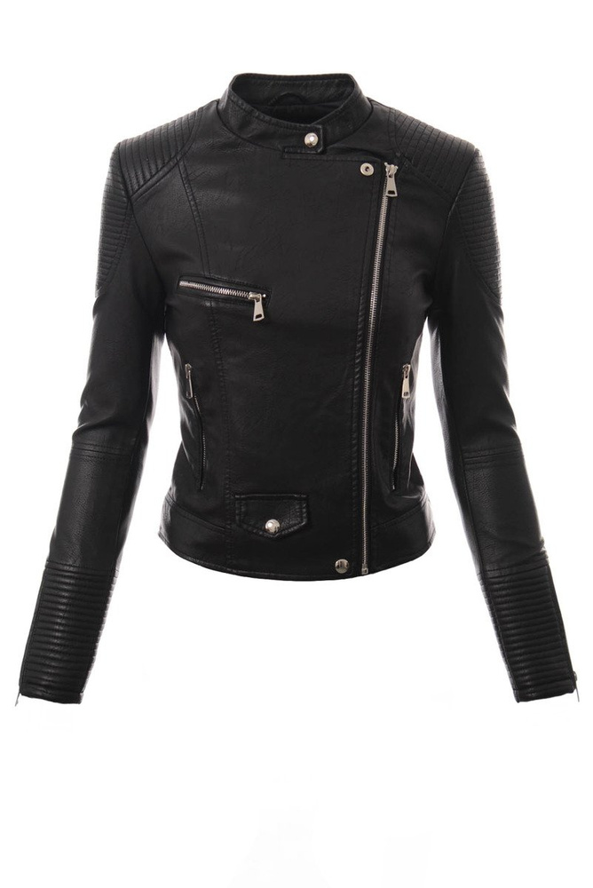 Damska Kurtka Ramoneska Czarna