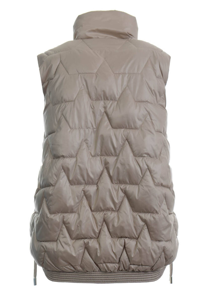 Damska Kamizelka Bezrękawnik Bogna Beżowy