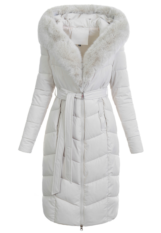 Damska Kurtka Zimowa Hana Ecru