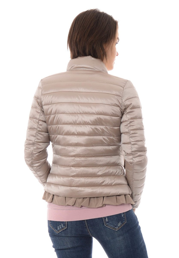 Damska Wiosenna Kurtka Beżowa