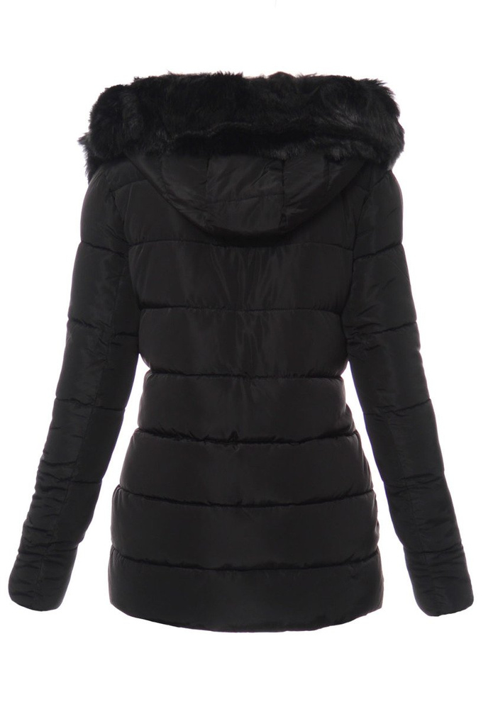 Damska Zimowa Kurtka Ortalionowa Czarna