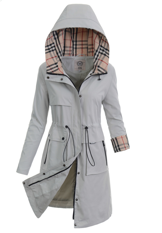 Damska Kurtka Parka Wiosenna Kamila Oliwkowa