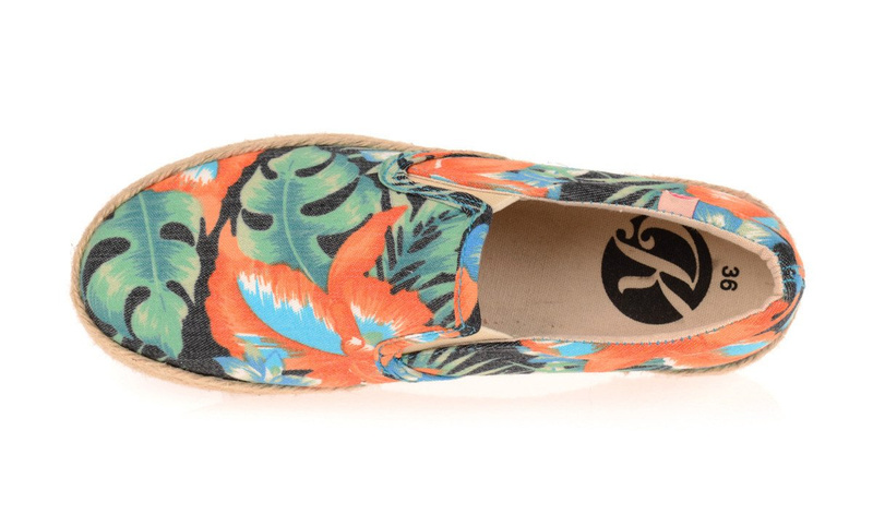 Trampki Espadryle Slip On Kylie Kwieciste