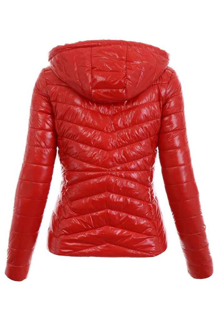 Damska Wiosenno- Jesienna Kurtka Marzena Czerwona