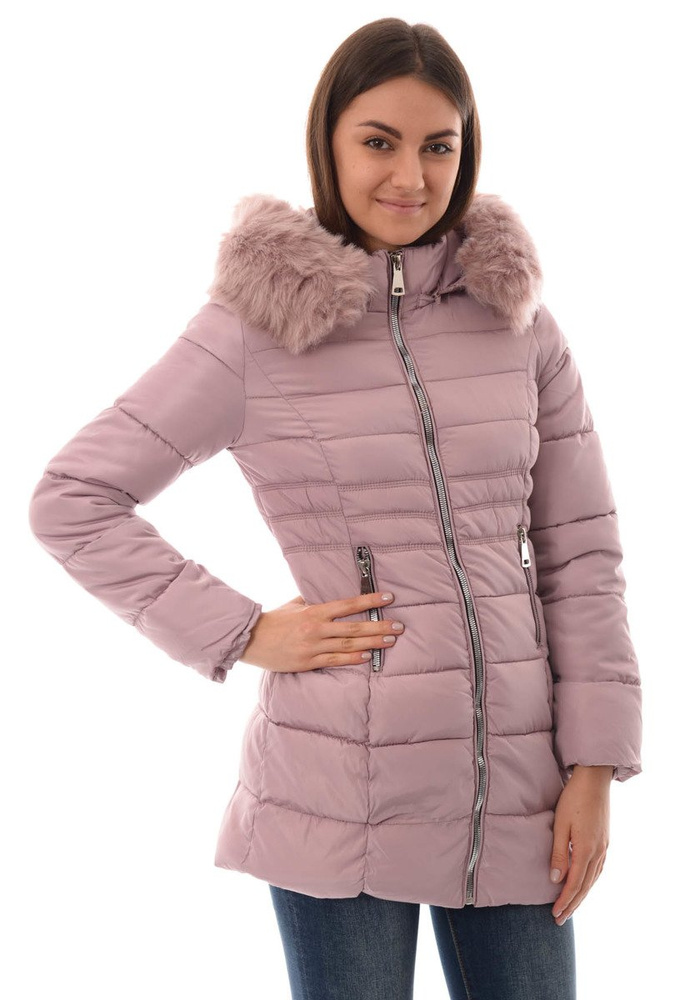 Damska Zimowa Kurtka Ortalionowa Ilona Różowa
