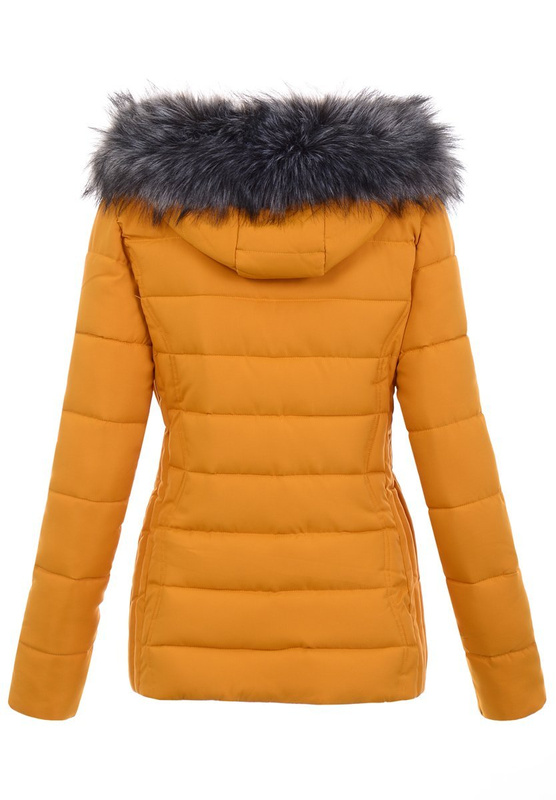 Damska Kurtka Ortalionowa Leonia Żółta