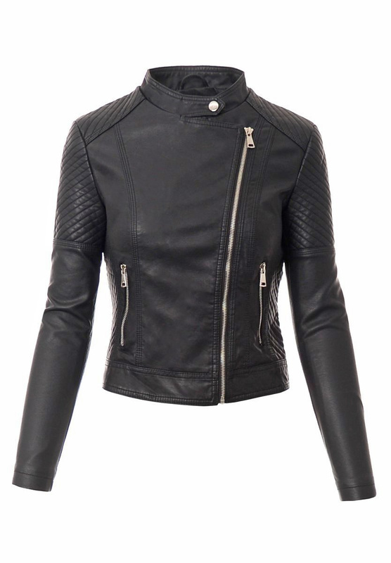 Damska Kurtka Ramoneska Urszula Czarna