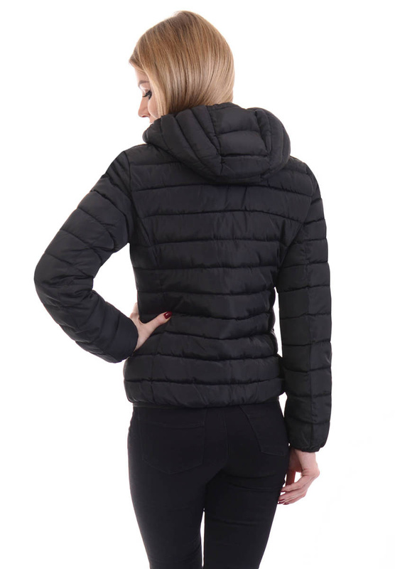 Damska Dwustronna Wiosenno - Jesienna Kurtka Judyta Czarna