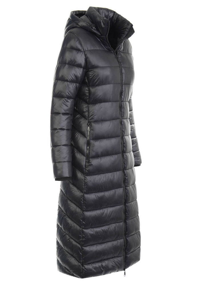 Damska Kurtka Ortalionowa Długa Felicja Czarna