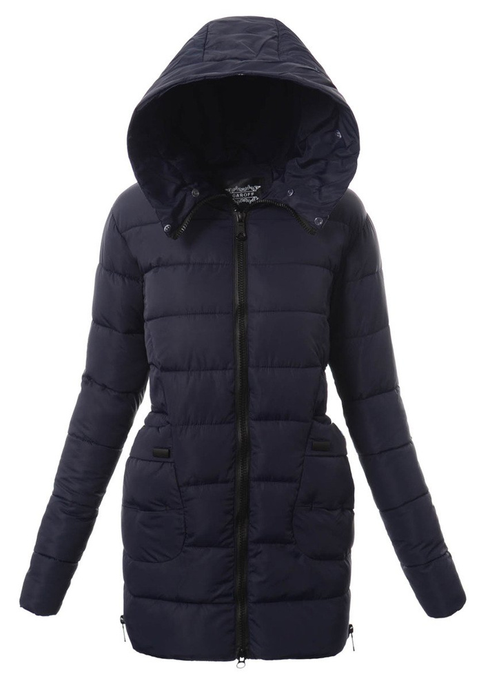 Damska Zimowa Ortalionowa Kurtka Hanna Granatowa