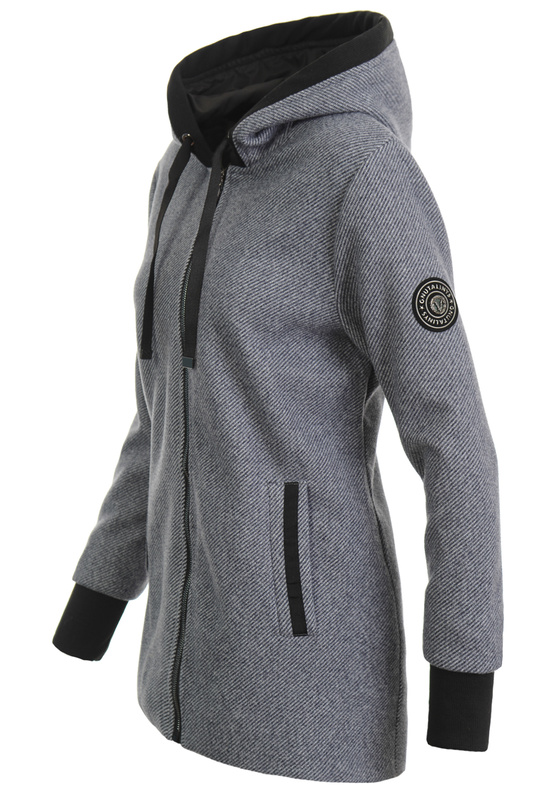 Damska Płaszcz Przejściowy Charlotte Grafitowy