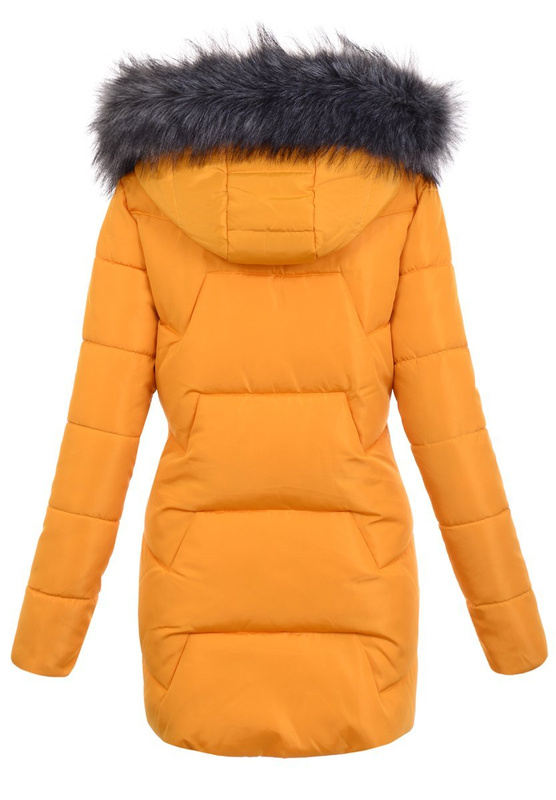 Damska Kurtka Ortalionowa Sara Camel