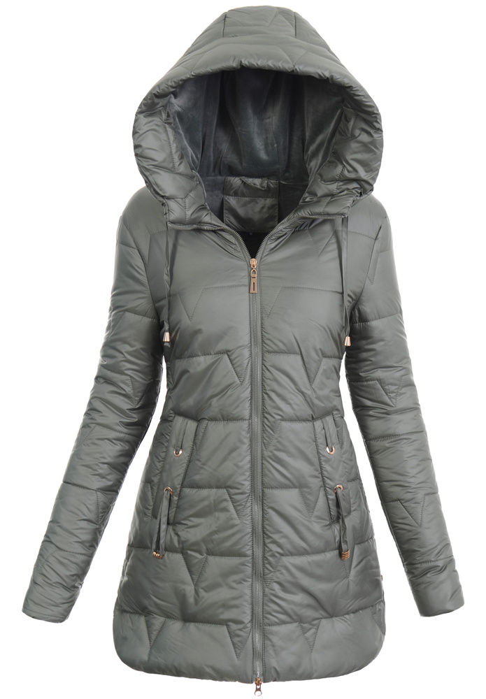 Damska Kurtka Zimowa Alina Zielona