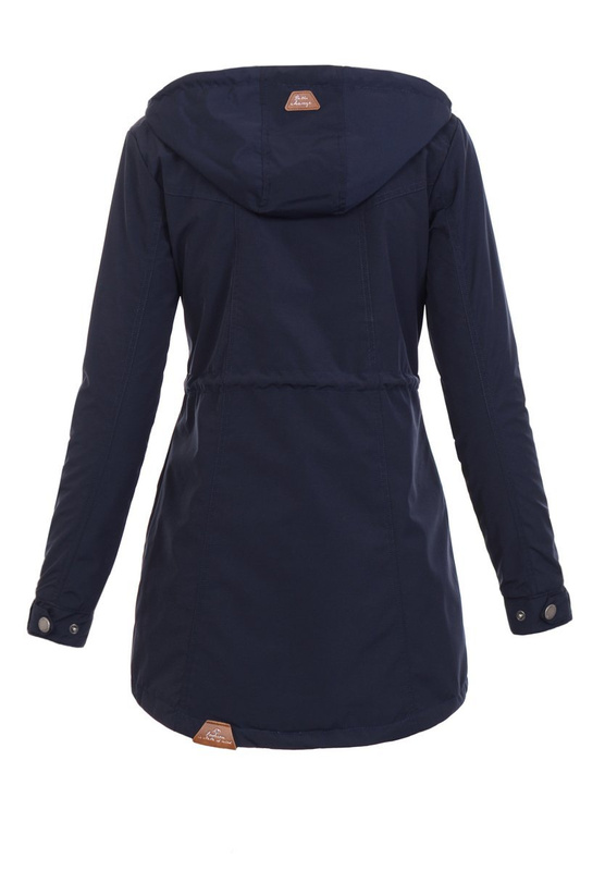 Parka Wiosenna Dwustronna Granatowo- Różowa