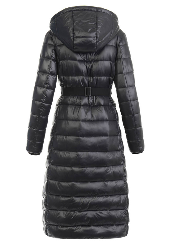 Damska Kurtka Ortalionowa Długa Felicja Czarna